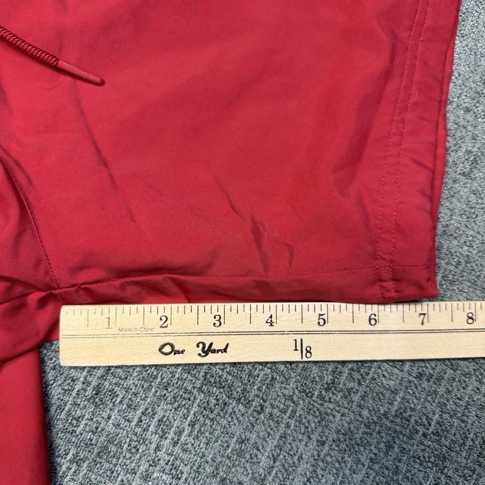 Jordan Swim Trunks Men's Large Red‎ Board Shorts Drawstring Back Pocket Jumpan